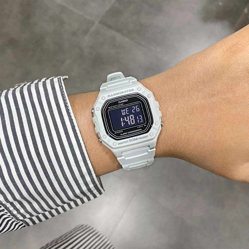 ساعت کاسیو مردانه CASIO W-218H-8B