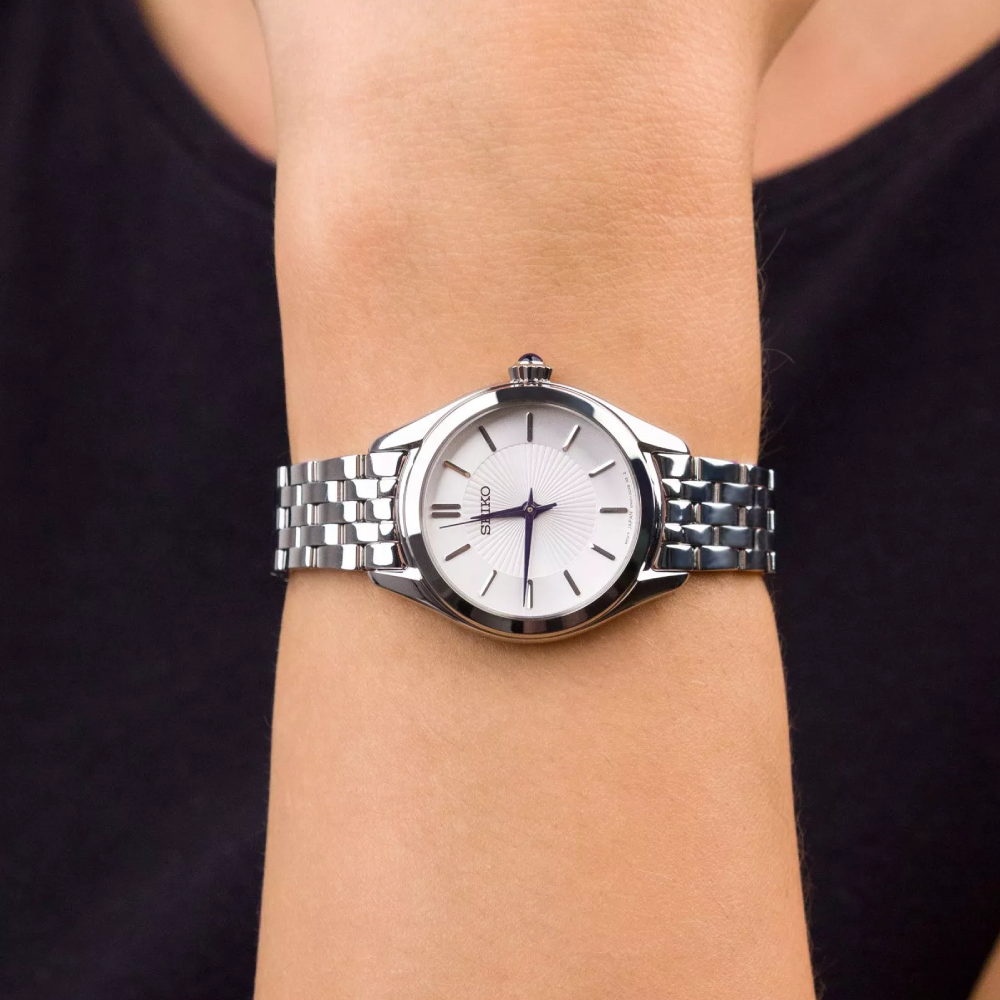 ساعت سیکو زنانه صفحه سفید